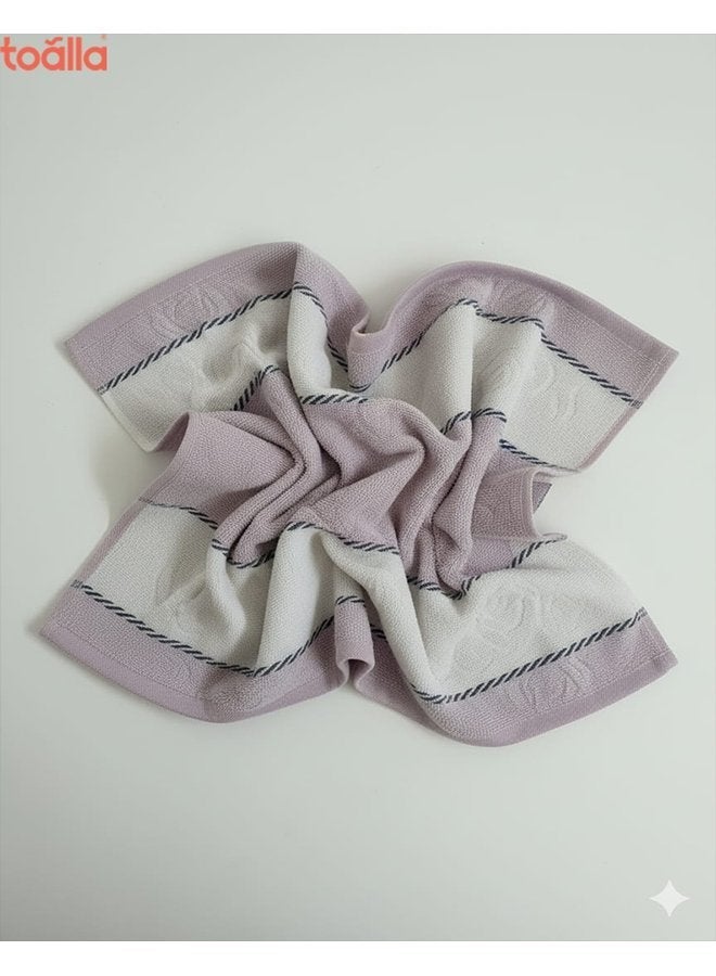 توالا مجموعه من 6 فوط  الوجه القطنية متعددة الألوان ٤٠*٦٠ - Image 3